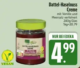 Edeka Dattel-Haselnuss Creme Angebot