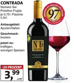 Lösch Depot CONTRADA Numero Sei Primitivo Puglia Angebot