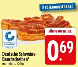 Edeka Deutsche Schweine- Bauchscheiben Angebot