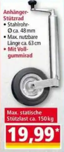 Norma DIAMOND CAR Anhänger- Stützrad Angebot
