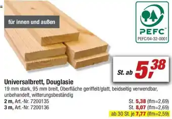 toom Baumarkt Universalbrett, Douglasie Angebot