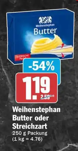 HIT Weihenstephan Butter oder Streichzart Angebot