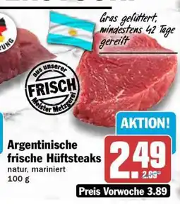 HIT Argentinische frische Hüftsteaks Angebot