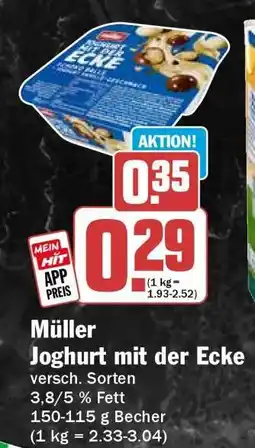 HIT MÜLLER Joghurt mit der Ecke Angebot