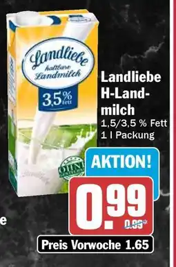 HIT Landliebe H-Landmilch Angebot