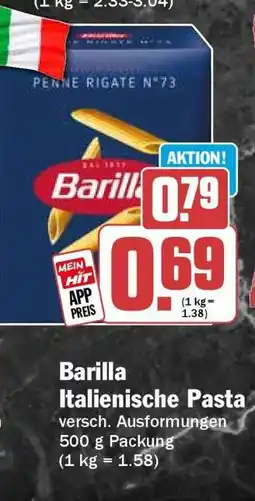 HIT Barilla Italienische Pasta Angebot
