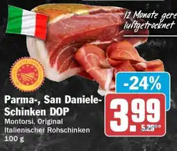 HIT Parma-, San Daniele-Schinken DOP Angebot