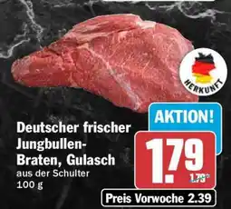 HIT Deutscher frischer Jungbullen-Braten, Gulasch Angebot