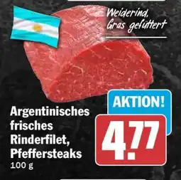 HIT Argentinisches frisches Rinderfilet, Pfeffersteaks Angebot