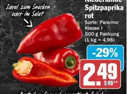 HIT Niederlande Spitzpaprika rot Angebot