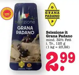Scheck-in-Center Selezione it Grana Padano Angebot