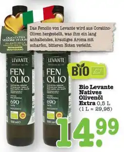 Scheck-in-Center Bio Levante Natives Olivenöl Extra 0,5 L Angebot