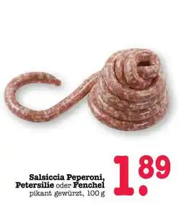 Scheck-in-Center Salsiccia Peperoni, Petersilie oder Fenchel Angebot