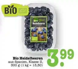 Scheck-in-Center Bio Heidelbeeren Angebot