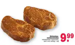 Scheck-in-Center Schweinenackensteaks Angebot
