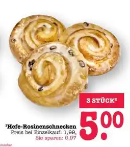 Scheck-in-Center Hefe- Rosinenschnecken Angebot
