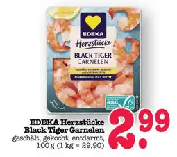 Scheck-in-Center EDEKA Herzstücke Black Tiger Garnelen Angebot