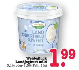 Scheck-in-Center Weideglück Landjoghurt mild Angebot