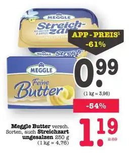 Scheck-in-Center Meggle Butter Angebot