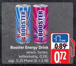 Scheck-in-Center Booster Energy-Drink Angebot