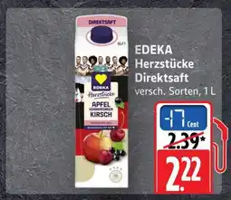 Scheck-in-Center EDEKA Herzstücke Direktsaft Angebot