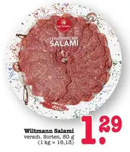 Scheck-in-Center Wiltmann Salami Angebot
