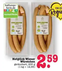 Scheck-in-Center Hofglück Wiener Würstchen Angebot