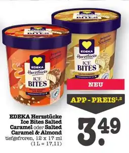 Scheck-in-Center EDEKA Herzstücke Ice Bites Salted Caramel oder Salted Caramel & Almond Angebot