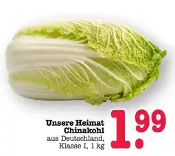 Scheck-in-Center Unsere Heimat Chinakohl Angebot