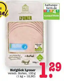 Scheck-in-Center Hofglück Lyoner Angebot