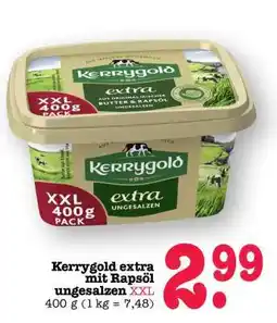 Scheck-in-Center Kerrygold extra mit Rapsöl ungesalzen XXL Angebot