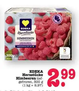 Scheck-in-Center EDEKA Herzstücke Himbeeren Angebot