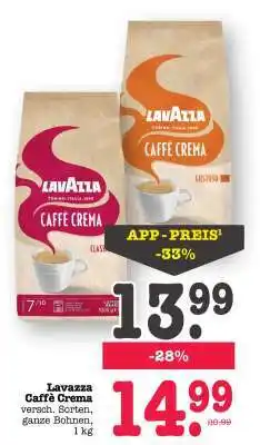 Scheck-in-Center Lavazza Caffé Crema Angebot