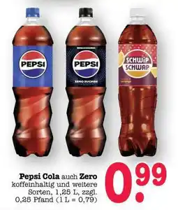 Scheck-in-Center Pepsi Cola Angebot