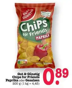 Scheck-in-Center Gut & Günstig Chips for Friends Angebot