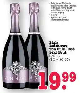 Scheck-in-Center Pfalz Reichsrat von Buhl Rosé Sekt Brut Angebot