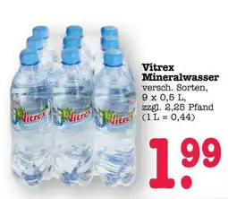 Scheck-in-Center Vitrex Mineralwasser Angebot