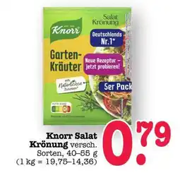Scheck-in-Center Knorr Salat krönung Angebot