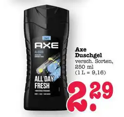 Scheck-in-Center AXE Duschgel Angebot