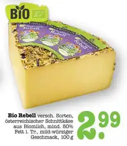 Scheck-in-Center Bio Rebell Angebot