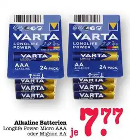 Scheck-in-Center Alkaline-Batterien Angebot