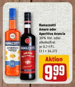nahkauf Ramazzotti Amaro oder Aperitivo Arancia Angebot