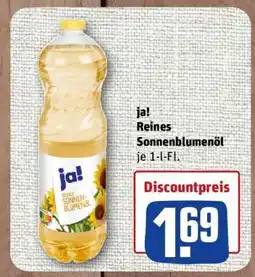 nahkauf ja! Reines Sonnenblumenöl Angebot