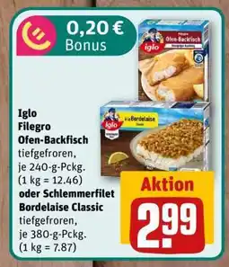 nahkauf Iglo Filegro Ofen-Backfisch oder Schlemmerfilet Bordelaise Classic Angebot