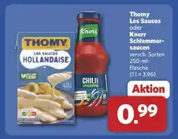 Combi Thomy Les Sauces oder Knorr Schlemmersaucen Angebot
