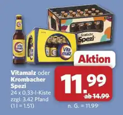 Combi Vitamalz oder Krombacher Spezi Angebot