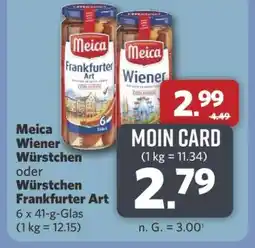 Combi Meica Wiener Würstchen oder Würstchen Frankfurter Art Angebot
