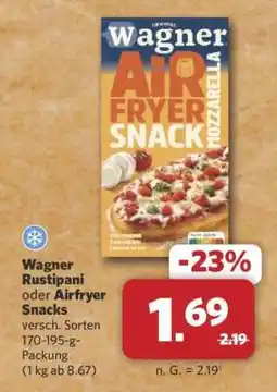 Combi Wagner Rustipani oder Airfryer Snacks Angebot