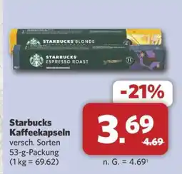 Combi STARBUCKS Kaffeekapseln Angebot