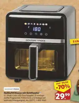 Combi Heißluftfritteuse mit Sichtfenster Angebot